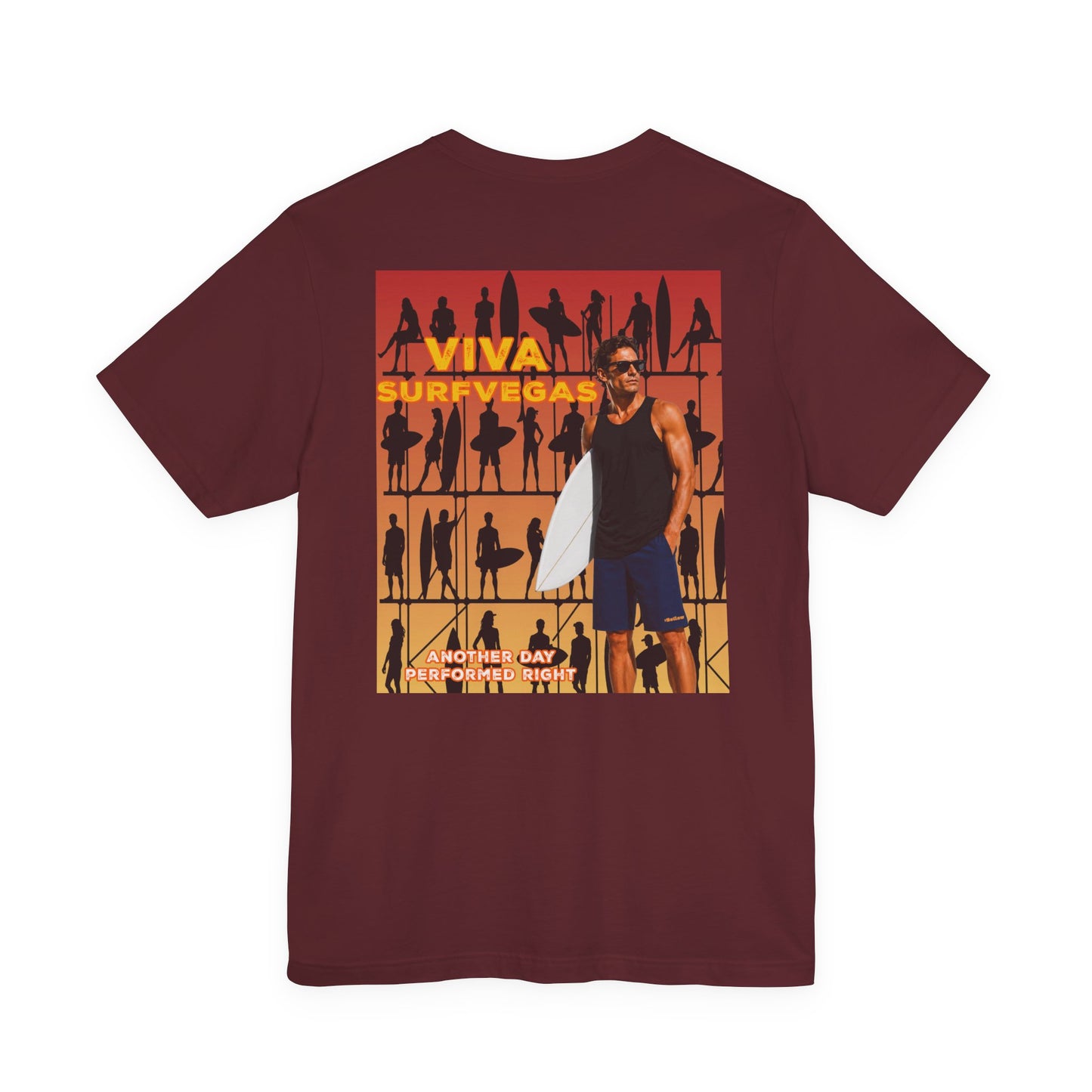 "Viva Surf Vegas" Vintage Graphic T-Shirt