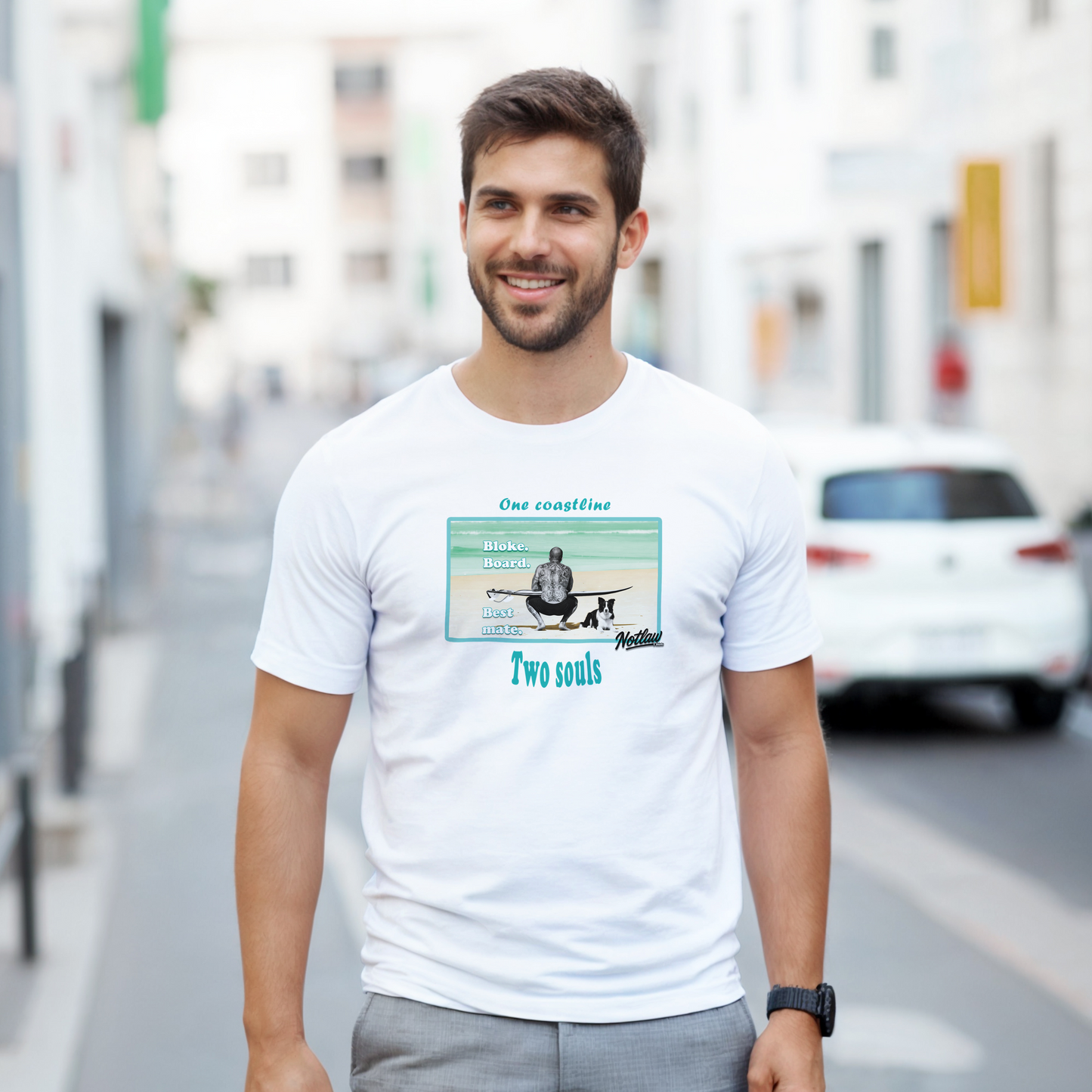 One Coastline Two Souls Tee | Notlaw