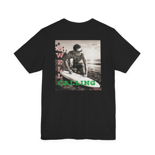 SWELL CALLING Vintage Surfer Graphic T-Shirt