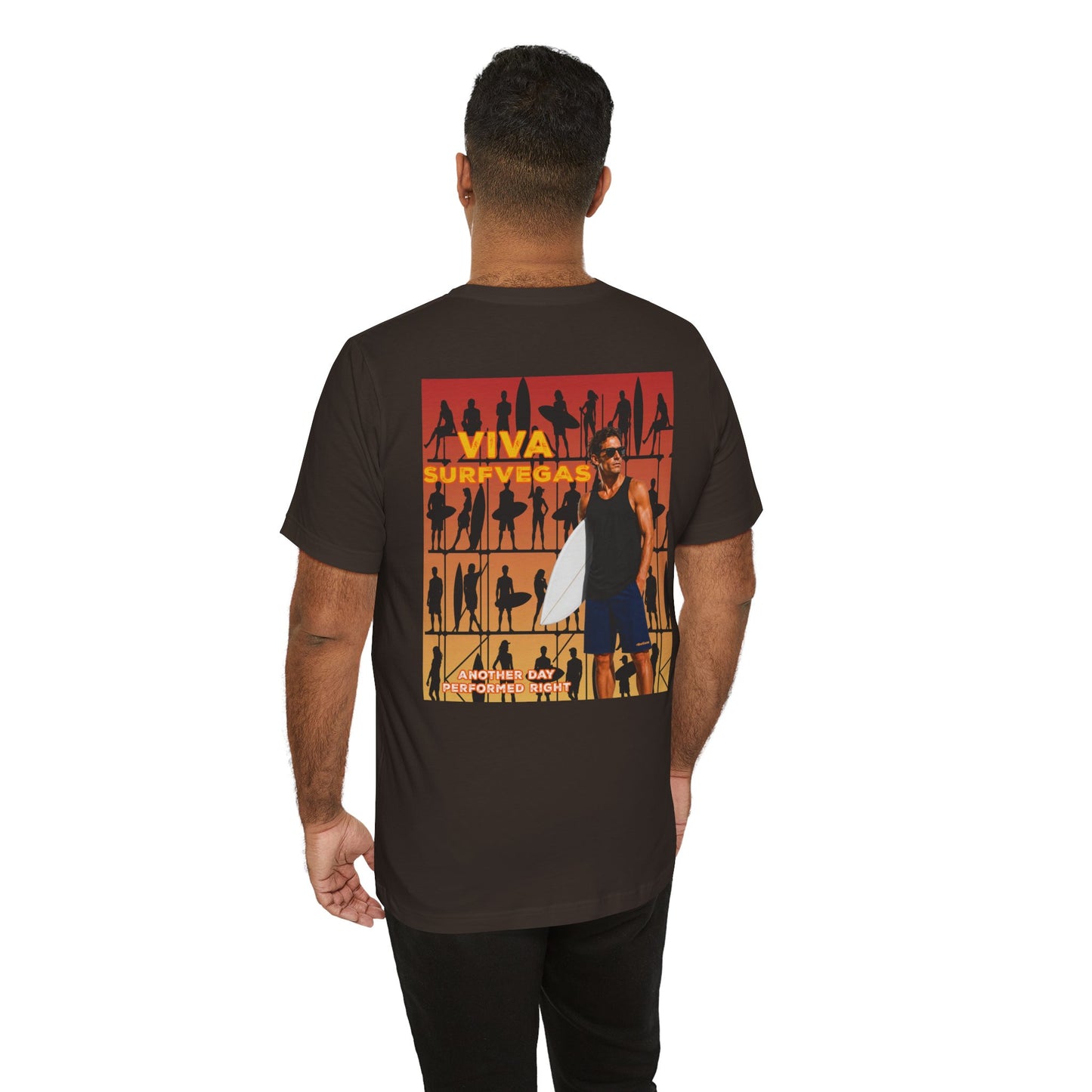 "Viva Surf Vegas" Vintage Graphic T-Shirt