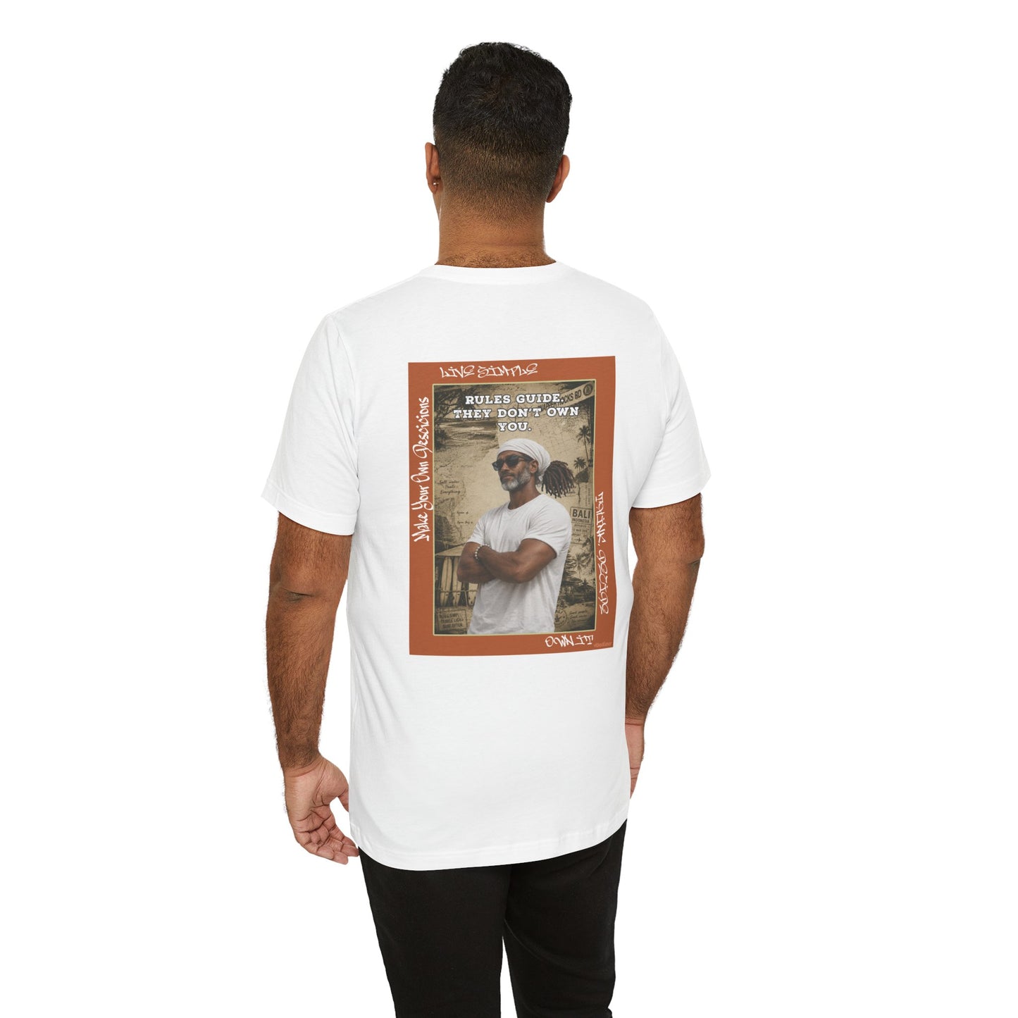Rules Guide — Vintage Photo Back Print Streetwear T‑Shirt