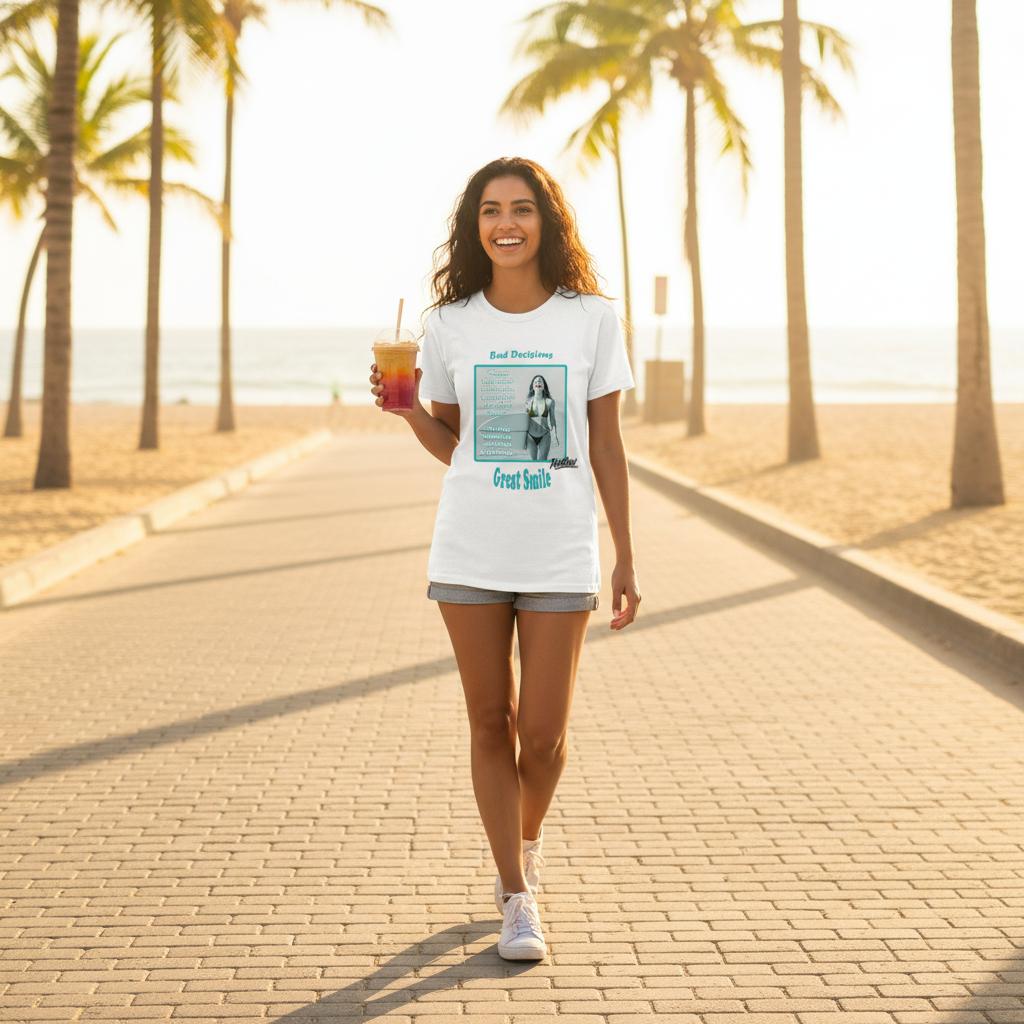 Bad Decisions – Great Smile Tee | Notlaw